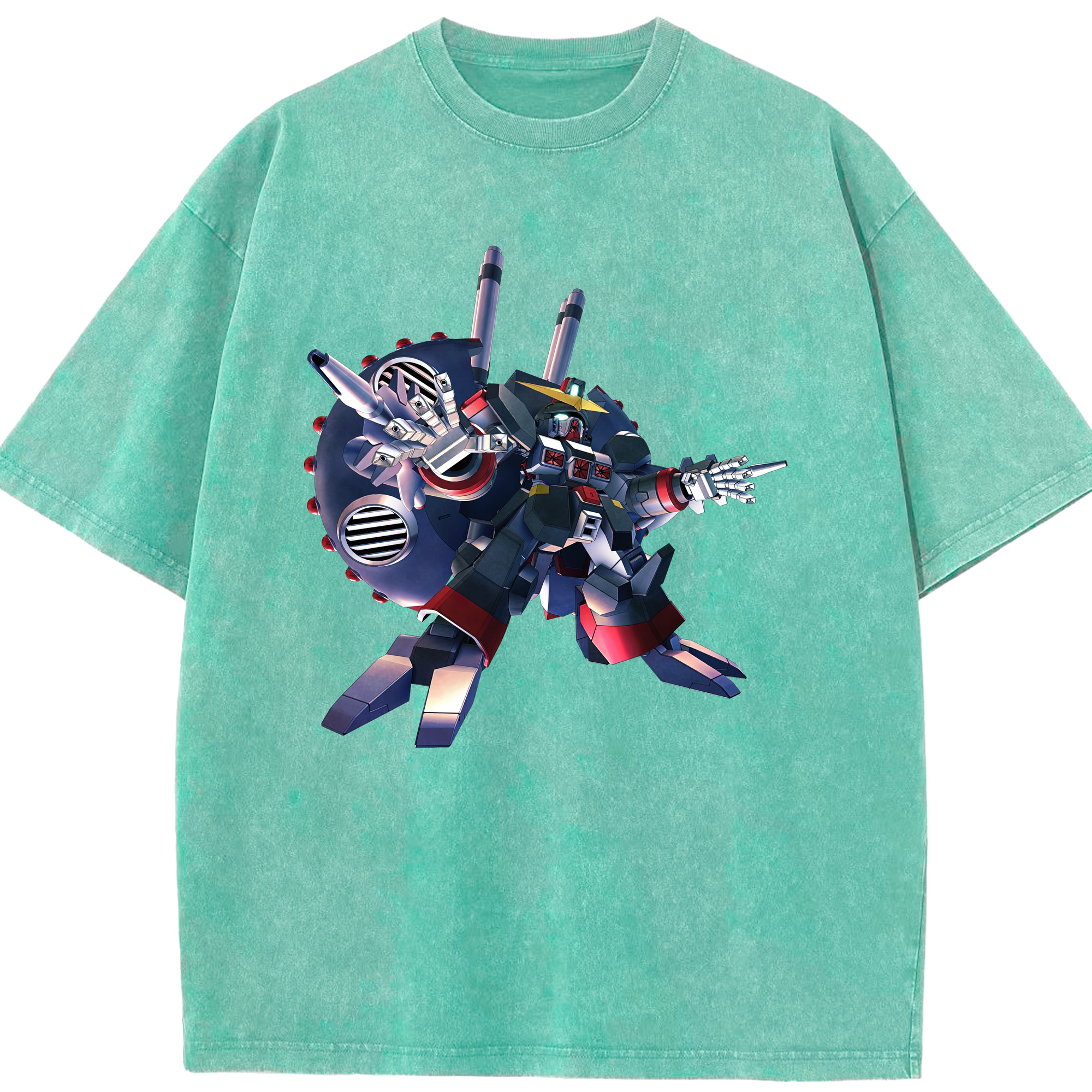 （画像用） 機動戦士ガンダム Mobile Suit Gundam 綿100% ヴィンテージ風 半袖Tシャツ（フロントプリント）